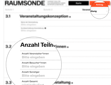 Raumsonde Berlin event form